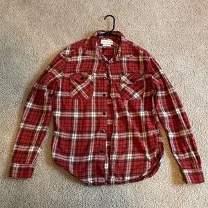 Imogene and Willie plaid shirt in size large.